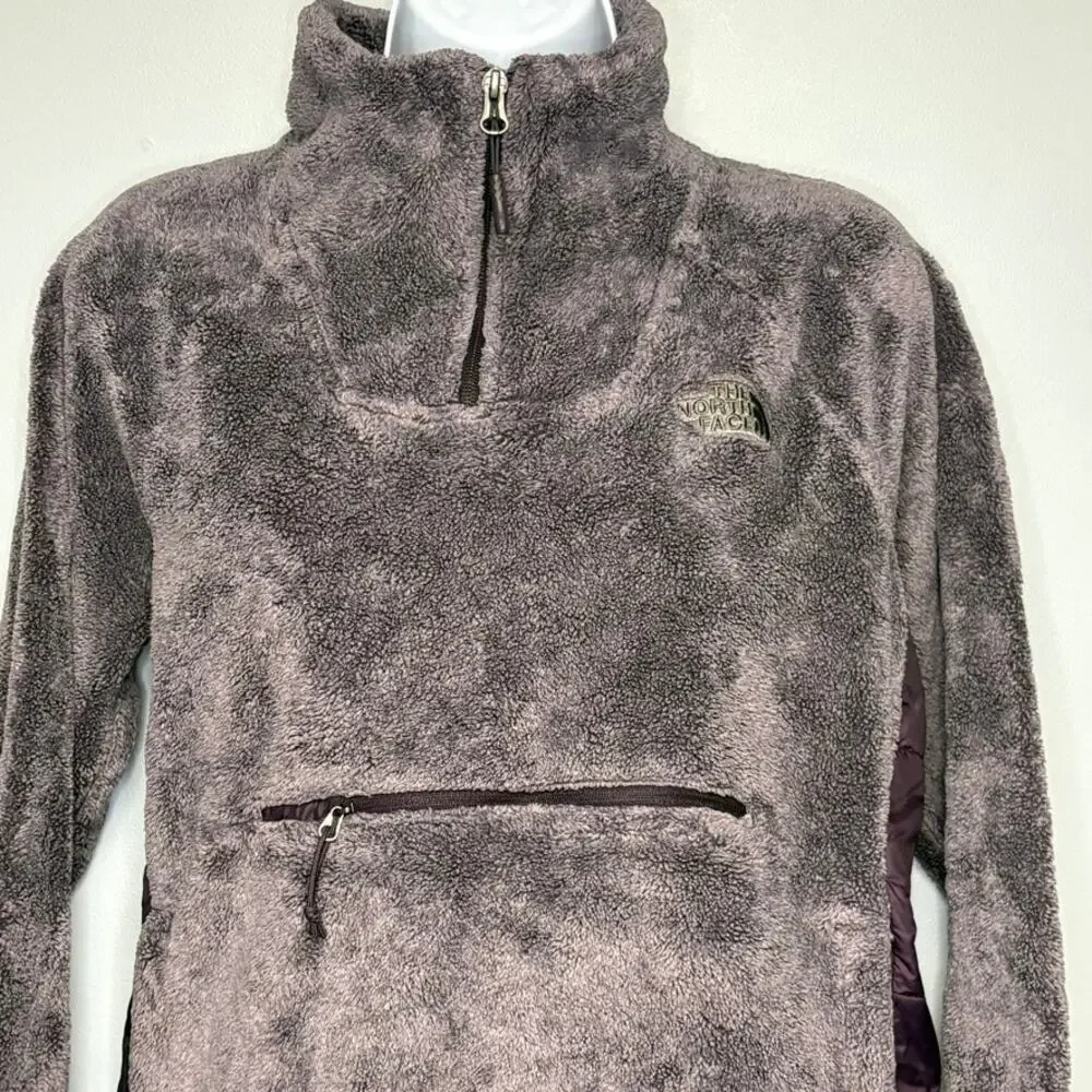 The North Face Osito Plum 1/4 Zip Outdoor Gorpcore Fleece Jacket Womens Sz M‎